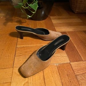 Unisa Slide-On Pony Hair Mules